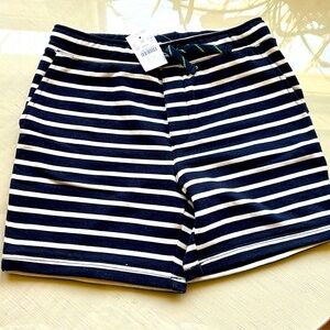 NWT boys J Crew crewcuts striped pull on 100% cotton shorts sz L